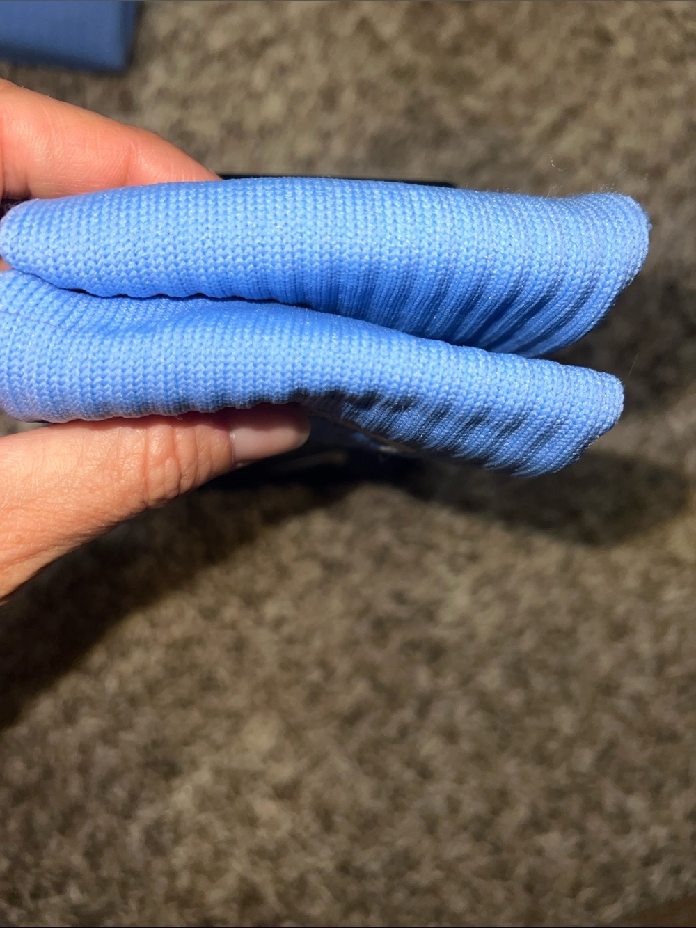 NWT! Nike Classic Cushion Knee High Athletic Socks- Light Blue with White Swoosh - Picture 8 of 9